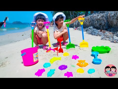 หนูยิ้มหนูแย้ม | เล่นตักทรายที่ทะเล ช่วงปิดเทอม AO NANG BEACH KRABI