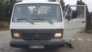 Pracujący Volkswagen LT35 kiper R6 w turbie 1996 27.02 2021 Przysucha