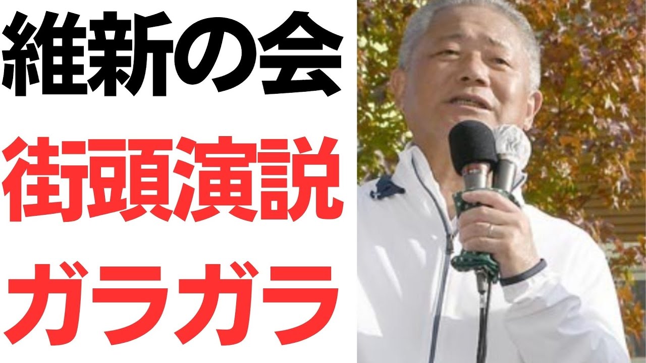 日本維新の会の街頭演説をめぐる報道｜動画内容を整理のサムネイル