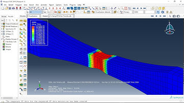 Simulation Static tensile test of the concrete piece in the Abaqus #Tensile Test