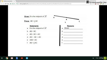 Geometry Segment Proof