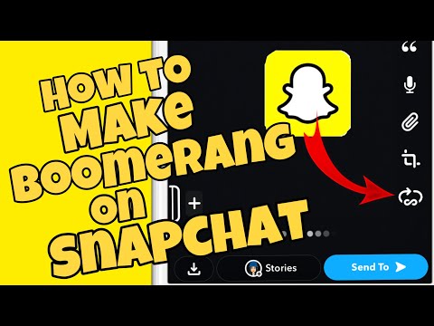 How to make a Boomerang on Snapchat 2023 | Android/IOS