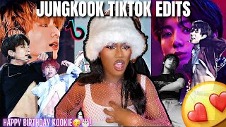 DADDY AF😍😭!!…REACTING TO BTS JUNGKOOK TIKTOK EDIT COMPILATION😍!! (HAPPY BIRTHDAY JK💜🥳!)