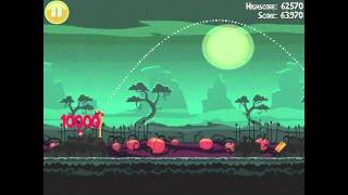 Angry Birds Seasons Hamoween 1-4 Halloween 2012 Hamoween Walkthrough 3 Star