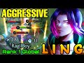 Aggresive Play Ling Street Punk with 18 Kills - Top 1 Global Ling by RagilBoy. - MLBB