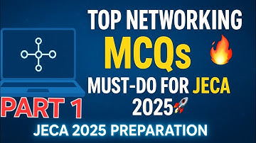 JECA 2025 | Important Networking MCQs 🔥 | Top Network Questions for JECA Exam | JECA Preparation