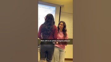 University ke sabse young teacher🥰#trending #coding #programmer #python #java #ai #html #css #viral