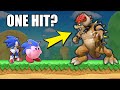 Which kirby hat can defeat giga bowser with a single hit smash ultimate