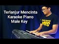 Tiara Andini Maafkan Aku #terlanjurmencinta karaoke piano  (male key F# )