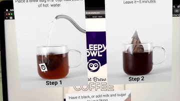 Sleepy Owl Coffee Hot Brew + Augmented Reality