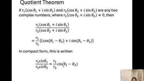MAT 36 Section 8.3 The Product and Quotient Theorems