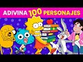 Adivina 100 Personajes Animados 🧞🖍️😀 | Quiz de Personajes ✅ - Trivia de Personajes