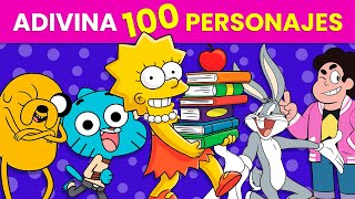 Adivina 100 Personajes Animados  | Quiz de Personajes ✅  Trivia de Personajes