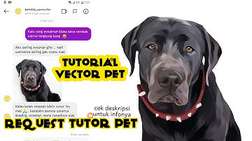 Tutorial vector pet anjing- infinite design|how to make vector dog #efghcreative