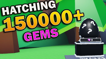 Hatching 150000+ Gems in Mystery Egg in Mining Simulator 2