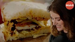 Nigella Lawson's Fried Chicken Sandwich