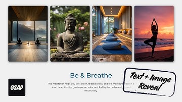GSAP Image and Text Reveal Animation | Timeline, ScrollTrigger, SplitText #gsap