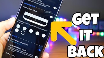 Get Back Black NavBar on Note8, S8 and S8 Plus without (Root) (Urdu/Hindi)