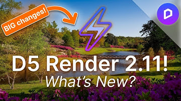 D5 Render 2.11 The Best New Features Explained! AI Overhaul, New Camera and Path Tools!