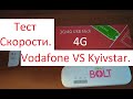 Тест Скорости 4G от Vodafone та Kyivstar в (Полтавской Области) Украина. (Часть-1) Моби-Оператор.