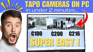Viewing Tapo Camera Live on Computer Desktop (iSPY alternative) - Contacam FREE Software! screenshot 2