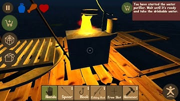 Raft Survival Simulator (Gameplay, Walkthrough #2)