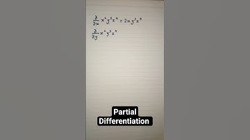Partial Differentiation || Partial Derivative of x²y³z⁴ #shorts #calculus #mathematics