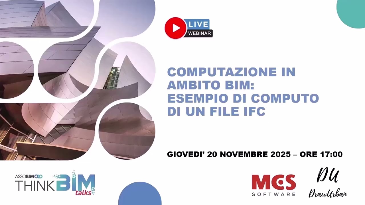 Computazione in ambito BIM  esempio di computo di un file IFC