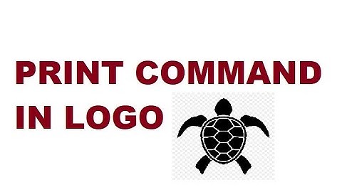 PRINT COMMAND AND LOGO CALCULATION