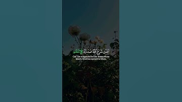 أفمن شرح الله صدره للإسلام/ للقارئ #محمد_اللحيدان #قرآن