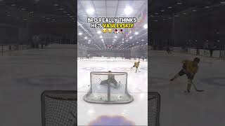 Behind the black glove save 😱 #hockey #beerleaguehockey #goalie #micdup #hockeyplayers