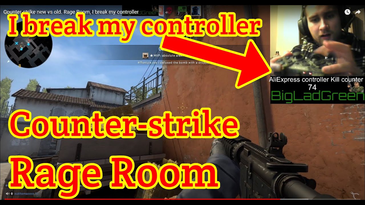 Old Rage Vs. New Rage Counter-strike new vs old. Rage Room, I break my controller - YouTube