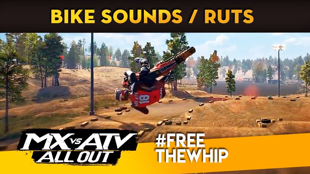 MX vs ATV All Out In-Game Bike Sounds And Ruts!