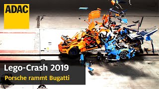 Lego CRASH Test 2019: Porsche rammt Bugatti | ADAC