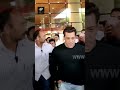 Salman khan returns from dubai after an event