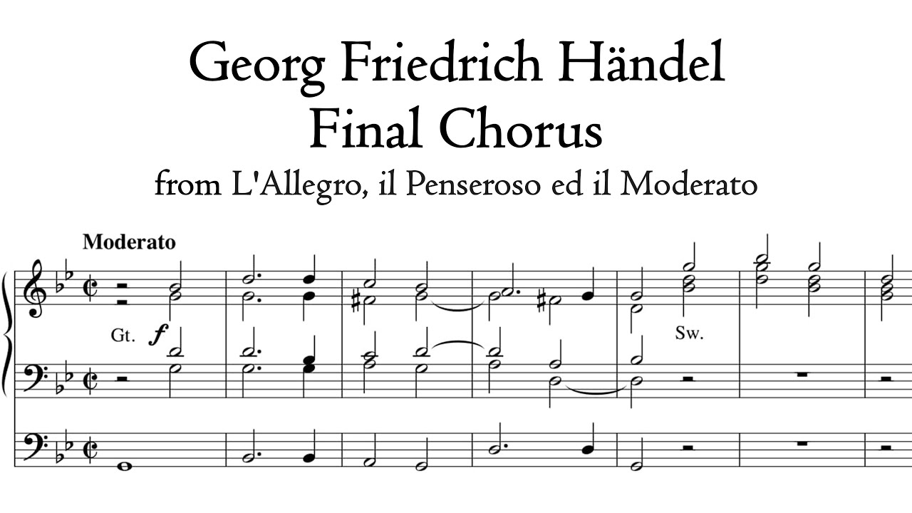 Handel - Final Chorus, HW 55 (organ transcription) - Metzler Organ, Poblet, Hauptwerk