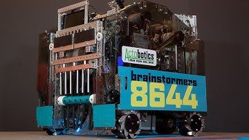 FTC 8644 Brainstormers Robot Reveal Velocity Vortex 2016-2017