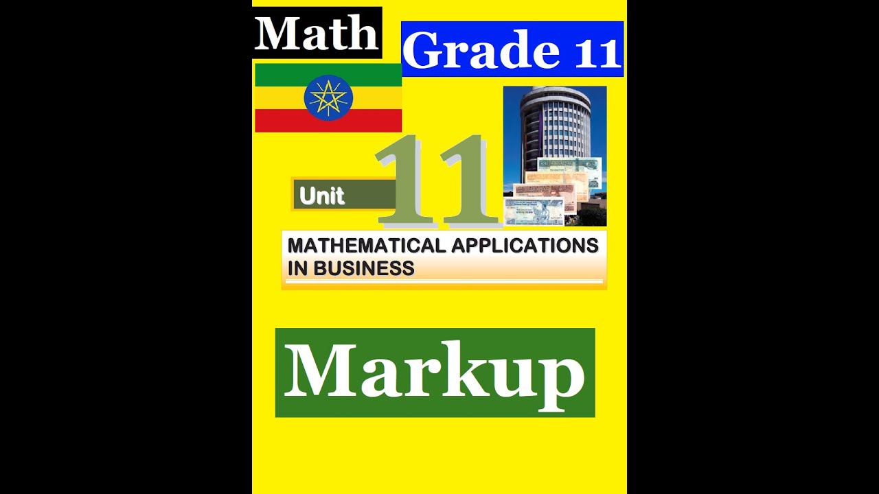 Mathematics Grade 11 Unit 11 Markup 