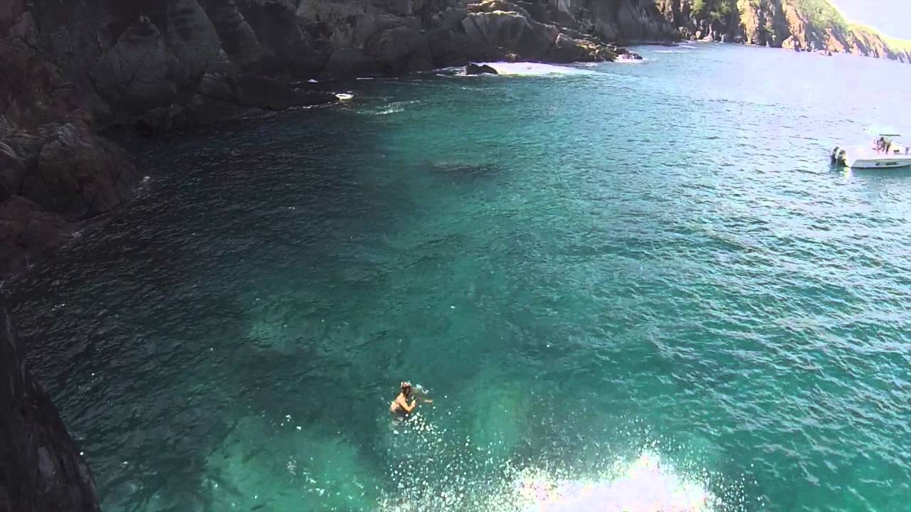 Cliff Jumping Thatch Island, US Virgin Islands YouTube