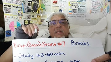 Study secret #7: take a Break, by Dr Ahmed Adam