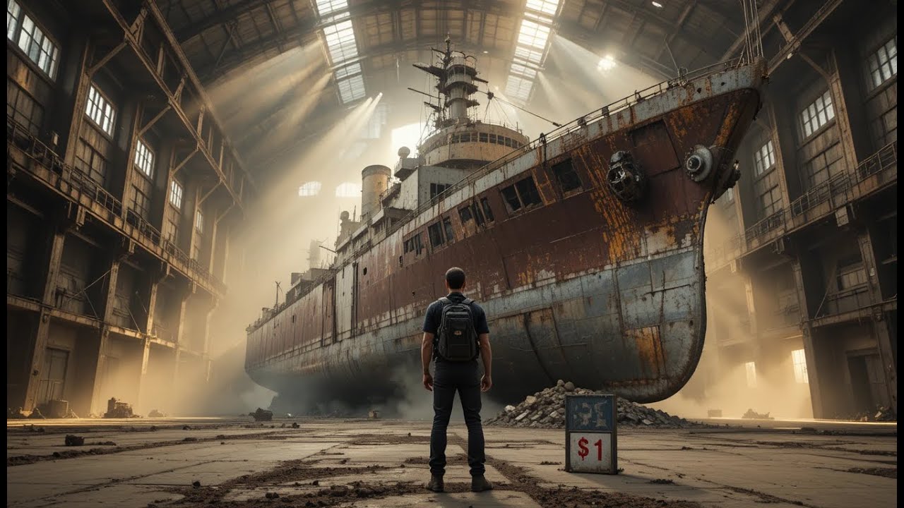 He Bought a Forgotten Hangar for $1—What Was Sleeping Inside the Wreck Terrified the Galaxy.