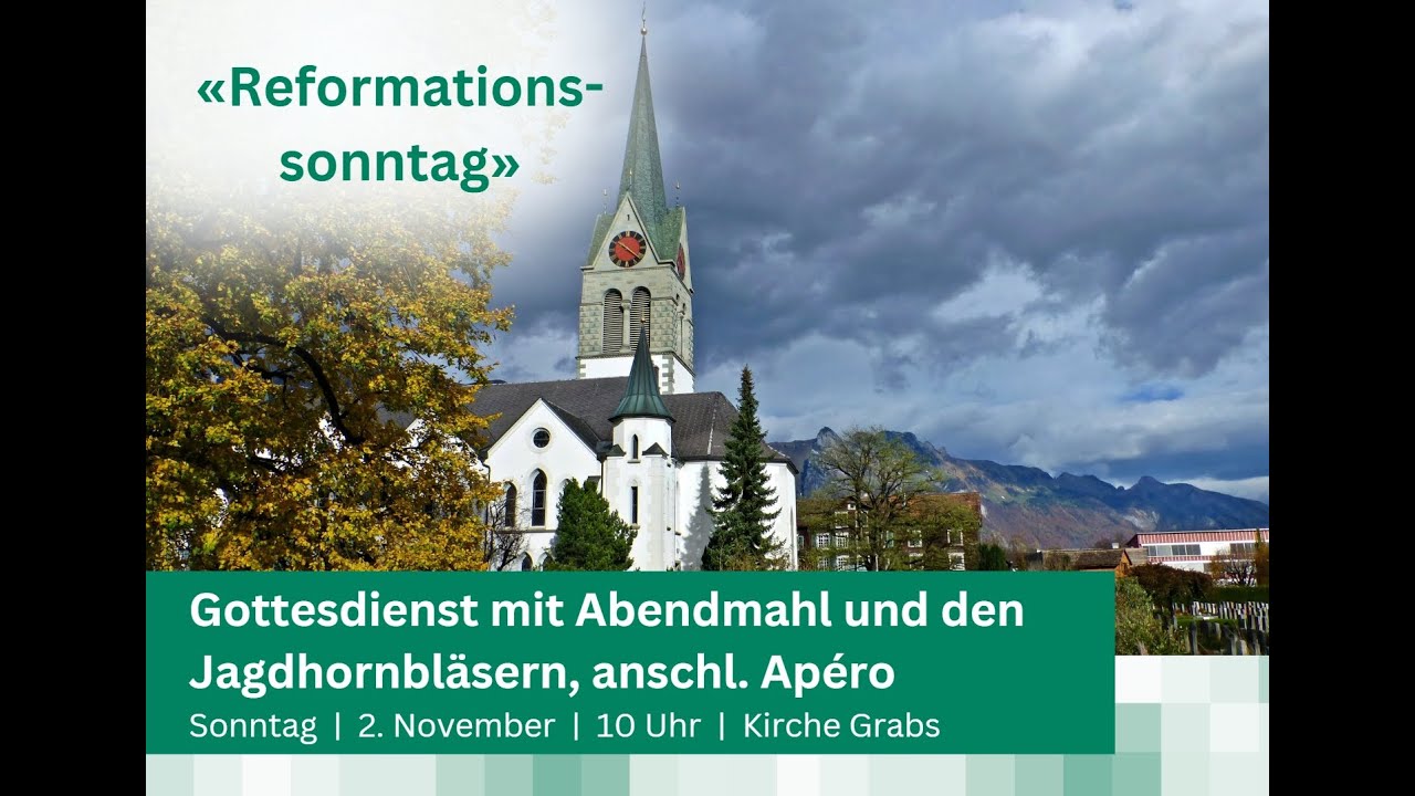 Gottesdienst klassisch zum Reformations-Sonntag am 2. November um 10 ...