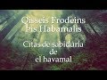 Citas de sabiduría del havamal (El lenguaje gótico).