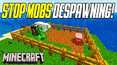 Minecraft Tutorial: How to Stop Animals Despawning From Pen - YouTube
