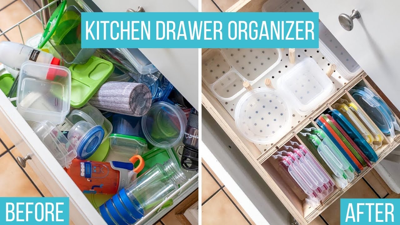 DIY Tupperware Organizer