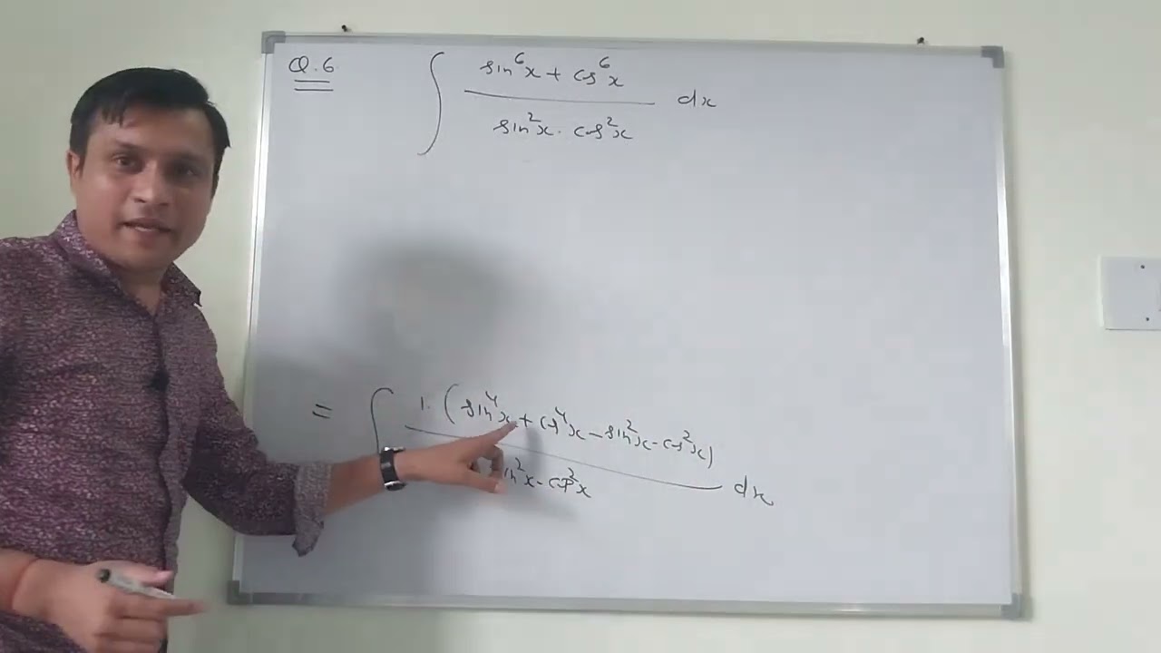 Exercise 1 Question Number 6 Integration as reverse process of Differentiation || Maths Academy