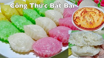 Mẹo Làm Men Cái Lạnh Để Bánh Bò Rễ Tre Mềm Xốp Ngon, Nướng & Hấp- Steamed Sweet Rice Cake