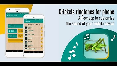 App crickets ringtones