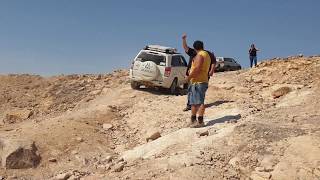 Suzuki grand vitara vs toyota land cruiser  offroad test off road גרנד ויטרה לנד קרוזר מדבר יהודה