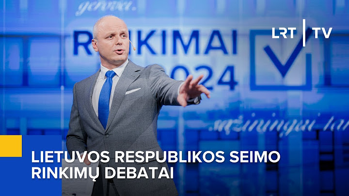 LR Seimo rinkimų debatai | 2024-10-07